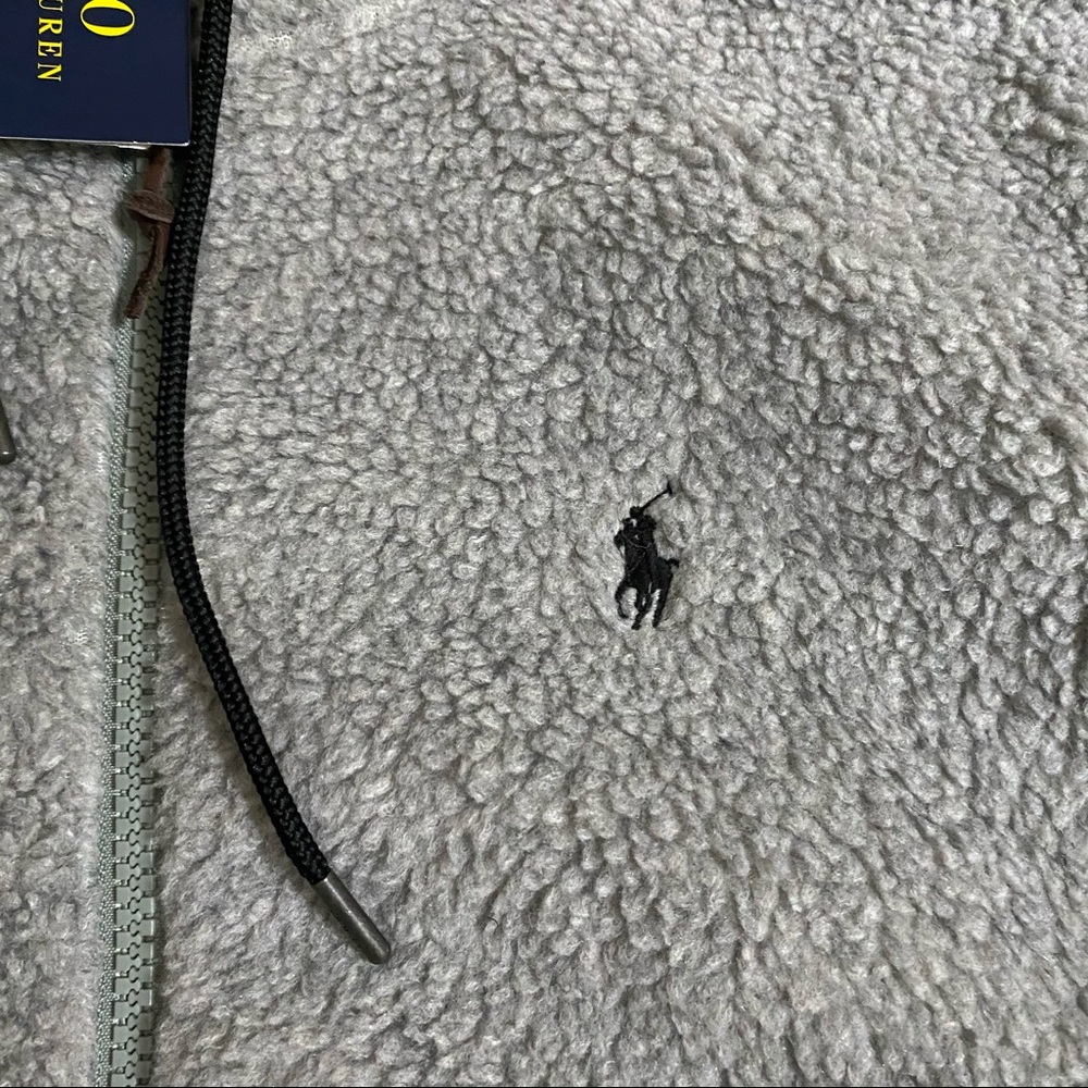 Polo Ralph Lauren Sherpa Full Zip Hooded Jacket - Picture 4 of 13